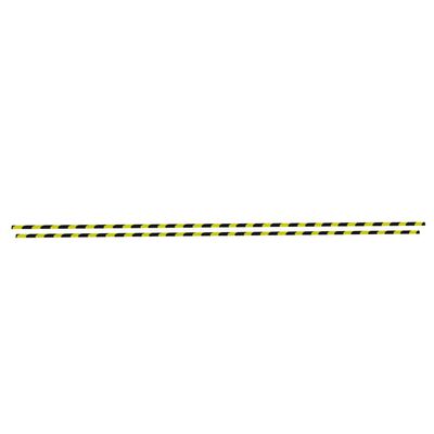 vidaXL Kampų apsaugos, 2vnt., geltonos ir juodos, 4x3x100cm, PU