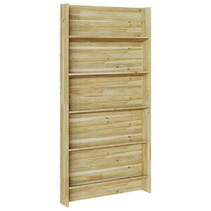 vidaXL Augalo lentynos Ruda 90 x 15 x 180 cm
