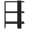 vidaXL Knygų lentyna Juodas ąžuolas 52 x 25 x 71,5 cm Apdirbta mediena
