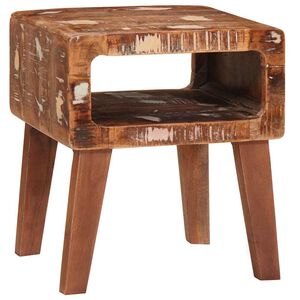 vidaXL Žurnalinis staliukas Ruda 40 x 32 x 46 cm Kietas atkurtas medis