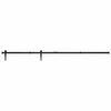 vidaXL Stumdomų spintelės durelių sistemos rinkinys, 200cm, plienas