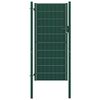 vidaXL Tvoros vartai, PVC ir plienas, 100x124 cm, žali