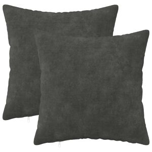 vidaXL Pagalvėlės užvalkalas 2 pcs HEERLEN Antracito 30 x 30 cm