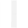 vidaXL Knygų spinta, baltos spalvos, 100x36x189cm, apdirbta mediena