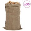 vidaXL Džiuto mai&scaron;ai, 30vnt., 65x135cm, 100% džiutas, 340 g/m&sup2;