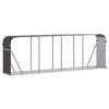 vidaXL Malkų stovas, rudas, 300x45x100cm, galvanizuotas plienas