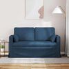 vidaXL Sofa Mėlyna Bendri matmenys: 139 x 78 cm (P X G x A) Aksomas