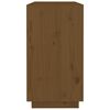 vidaXL &Scaron;oninė spintelė, medaus ruda, 100x40x75cm, pu&scaron;ies masyvas