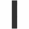 vidaXL Spintelė daiktams, juoda, 70x42,5x225cm, apdirbta mediena
