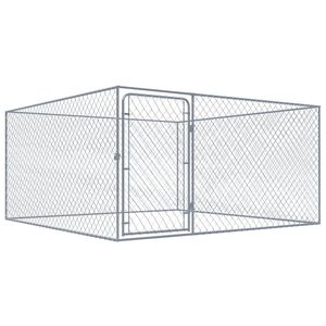 vidaXL Lauko voljeras &scaron;unims, 2x2x1m, galvanizuotas plienas