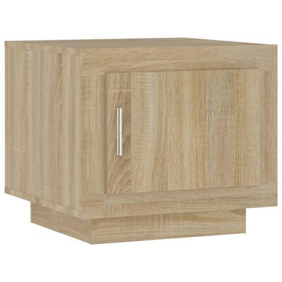 vidaXL Kavos staliukas, sonoma ąžuolo, 51x50x45cm, apdirbta mediena