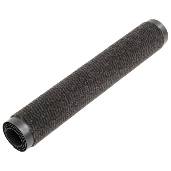 vidaXL Durų kilimėliai, 2vnt., juodi, 40x60cm, kvadratiniai