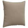 vidaXL Sofa Pagalvės 2 pcs Taupe 60 x 60 cm audinys