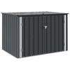 vidaXL Sodo saugojimo dėžė Juoda 151,5 x 107 x 100 cm Plienas