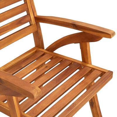 vidaXL Sodo kėdės, 8vnt., akacijos medienos masyvas (310629+2x310630)