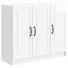 vidaXL Kabalas Itin blizgi balta 89 x 34,5 x 77 cm Apdirbta mediena