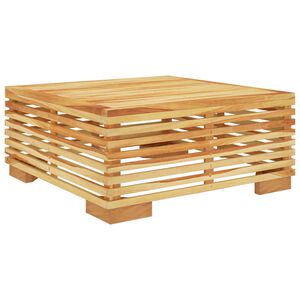 vidaXL Sodo kavos staliukas, 69,5x69,5x31cm, tikmedžio masyvas