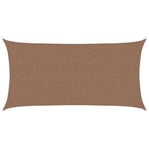 vidaXL Saulės &scaron;e&scaron;ėlio audinys Stačiakampio 2,5 x 6 m HDPE Taupe