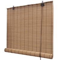 Roletas, rudos spalvos, 80x160cm, bambukas