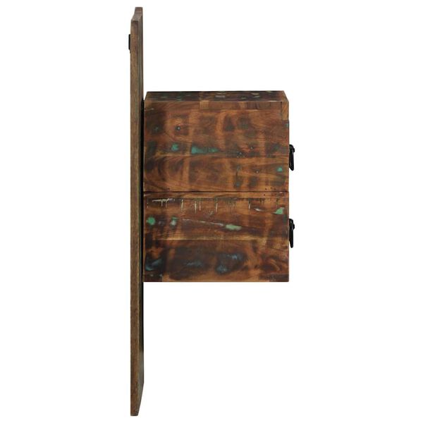 vidaXL Naktinė spintelė, 60x32x80 cm, perdirbtos medienos masyvas