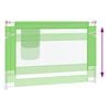 vidaXL Apsauginis turėklas vaiko lovai, žalias, 100x25cm, audinys