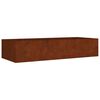 vidaXL Auk&scaron;tas sodo lovelis, 200x80x40cm, Corten plienas