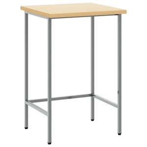 vidaXL Kampinis stalas Pilka 55 x 55 x 85 cm