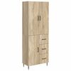 vidaXL Spintelė 2 pcs Sonoma ąžuolas 66 x 34,5 x 89,5 cm