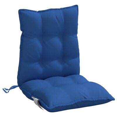vidaXL Kėdės pagalvėlės, 4vnt., karališkos mėlynos, oksfordo audinys