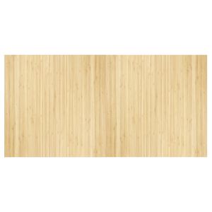vidaXL Kilimas, &scaron;viesus natūralus, 100x200cm, bambukas, stačiakampis