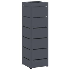 vidaXL Lietaus skėtis stovas Antracito 15,5 x 15,5 x 49 cm Plienas