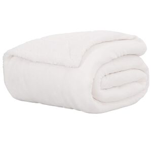 vidaXL Antklodė Balta 150 x 200 cm 1.64 kg Flysas