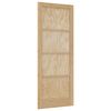 vidaXL Vidaus durys Natūrali 83 x 211 cm fanera