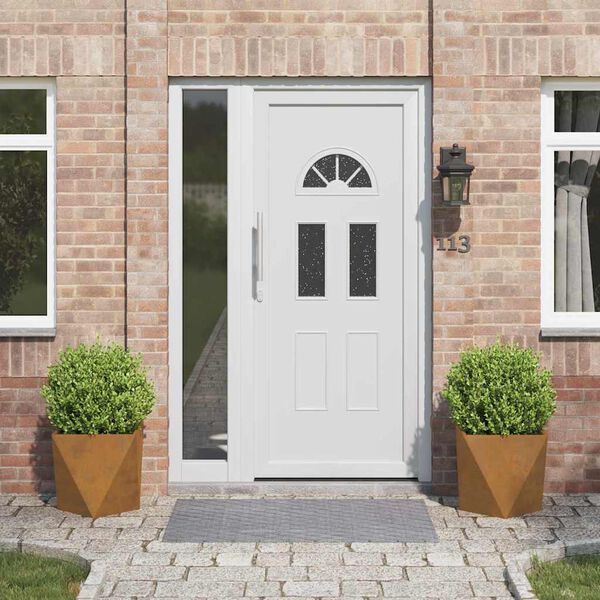 vidaXL Lovelis 2 pcs Rūdijanti 40 x 40 x 40 cm