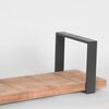 LABEL51 Sieninė lentyna Slam, medienos/plieno, 60x23x20cm, M dydžio