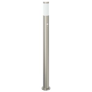 vidaXL Apsauginis &scaron;viestuvas su jutikliu, 110 cm, nerūdijantis plienas, IP44