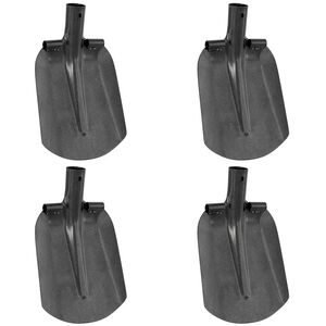 vidaXL Kastuvo galva 4 pcs Sidabro 33 x 21 cm