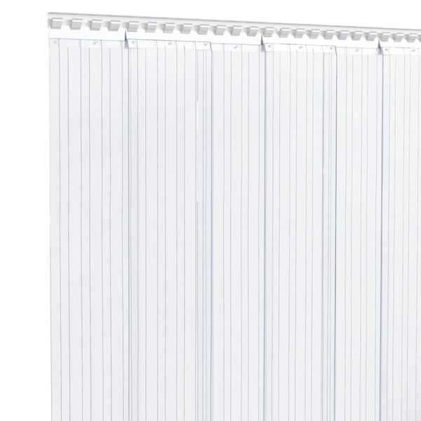 vidaXL Durų užuolaida, skaidri, 200mmx1,6mm, 25m, PVC