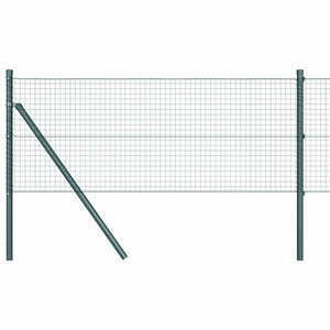 vidaXL Suvirintas vielos tvora žemės tvirtinimas 10 x 0,6 m Žalia
