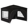 vidaXL Pop-up &scaron;ventinis palapinė 290 x 290 x 245 cm Juoda