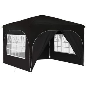 vidaXL Pop-up &scaron;ventinis palapinė 290 x 290 x 245 cm Juoda