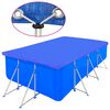 vidaXL Baseino uždangalai, 2vnt., 394x207cm, PE, 90g/m², stačiakampiai