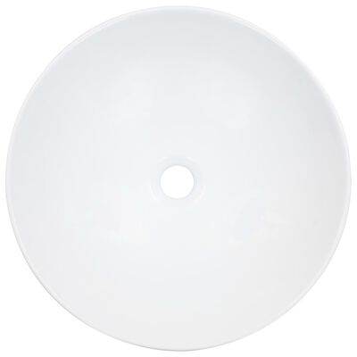 vidaXL Praustuvas, baltos spalvos, 41x12,5cm, keramika
