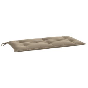 vidaXL Sodo suoliuko pagalvėlė, taupe spalvos, 110x50x7cm, audinys