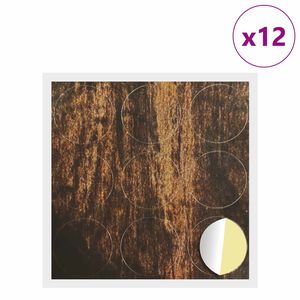 vidaXL Savistovaus Dangčio Varžtas 12 pcs Senas medis &Oslash; 20 x 0,5 mm