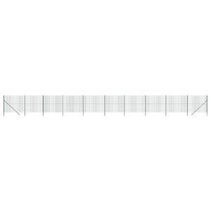 vidaXL Vielinė tinklinė tvora, žalia, 1,8x25m, galvanizuotas plienas
