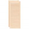 vidaXL Spintelės durelės, 2vnt., 99,3x39,4cm, pušis, žaliuzių dizaino
