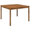 vidaXL Sodo vakarienės stalas Natūrali 110 x 108,5 x 75 cm