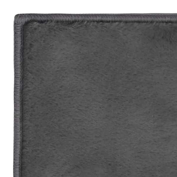 vidaXL Kilimas, antracito spalvos, 200x300cm, dirbtinis triu&scaron;io kailis