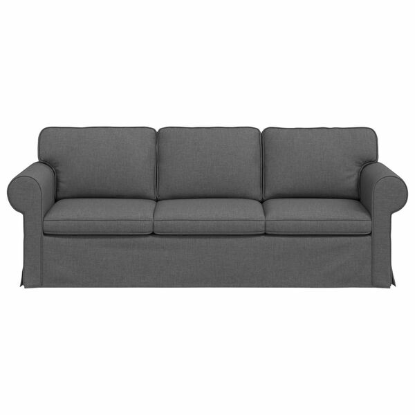 vidaXL Sofa Tamsiai pilka Bendri matmenys: 215 x 82 cm (P X G x A)